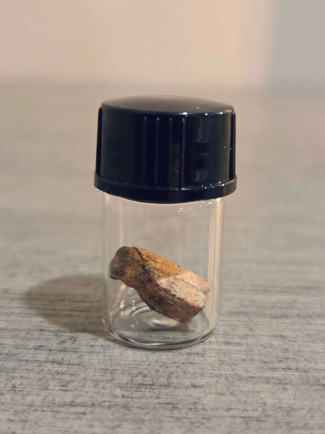 Samarskite Crystal | Rare Mineral in Vial