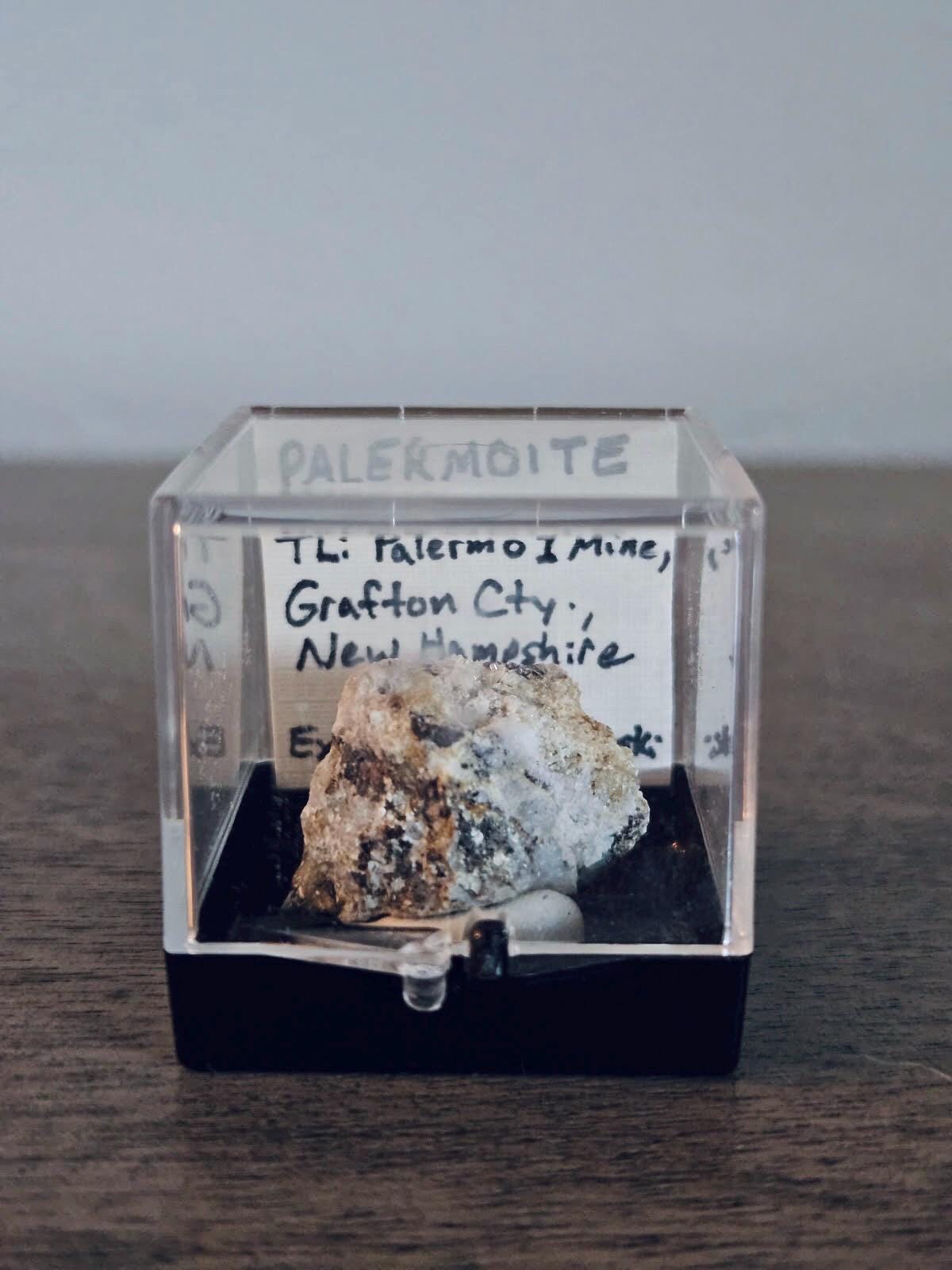 Palermoite (Li-Sr Phosphate) | Mineral Display Box