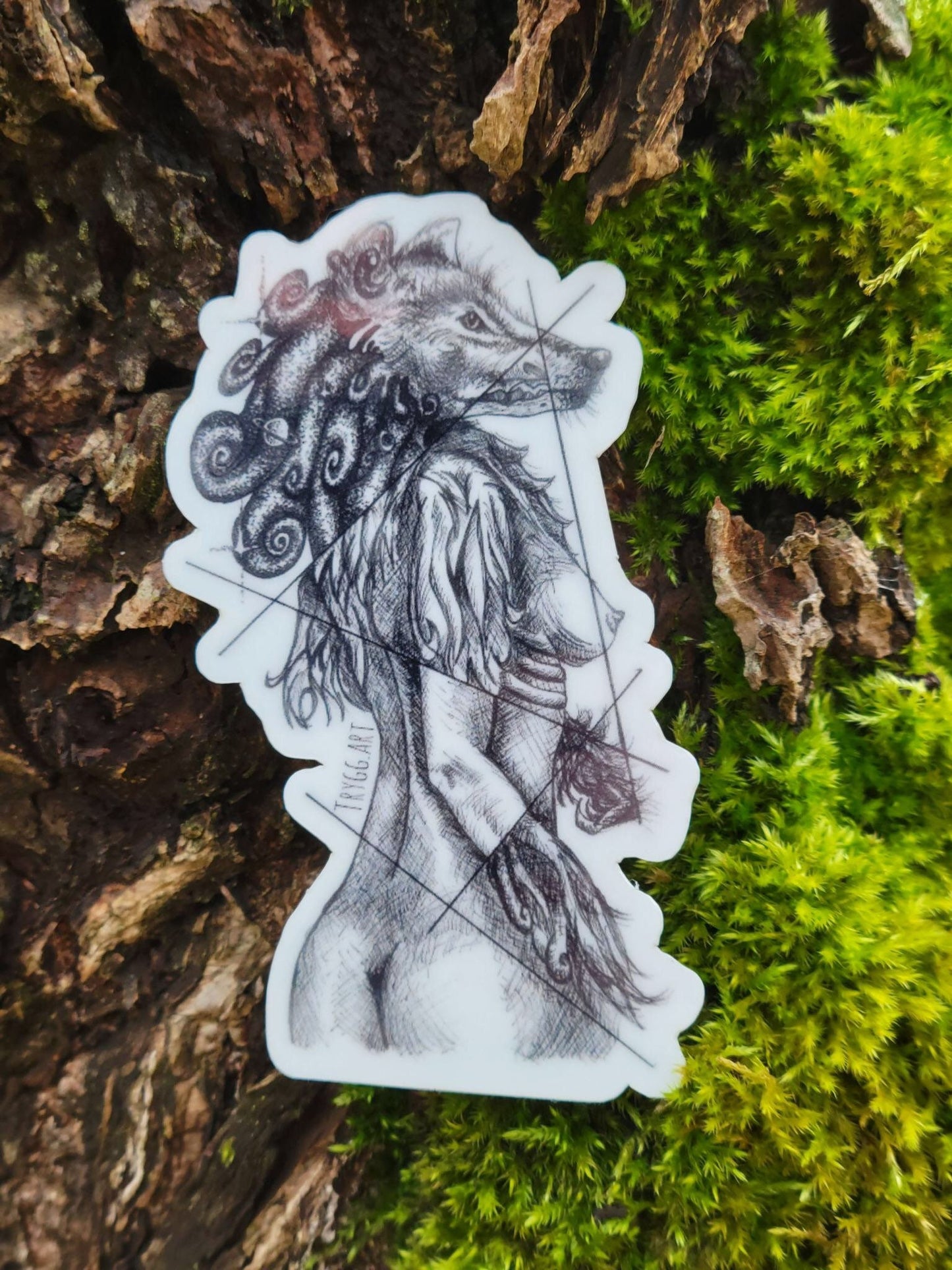 She-Wolf | Glow-in-the-Dark Sticker