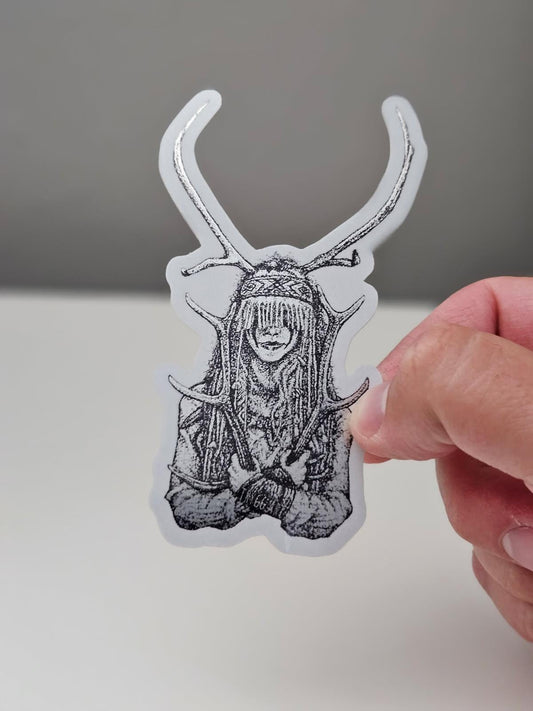 Heilung | Matte Glow-in-the-Dark Sticker OR Gloss Brushed Aluminum