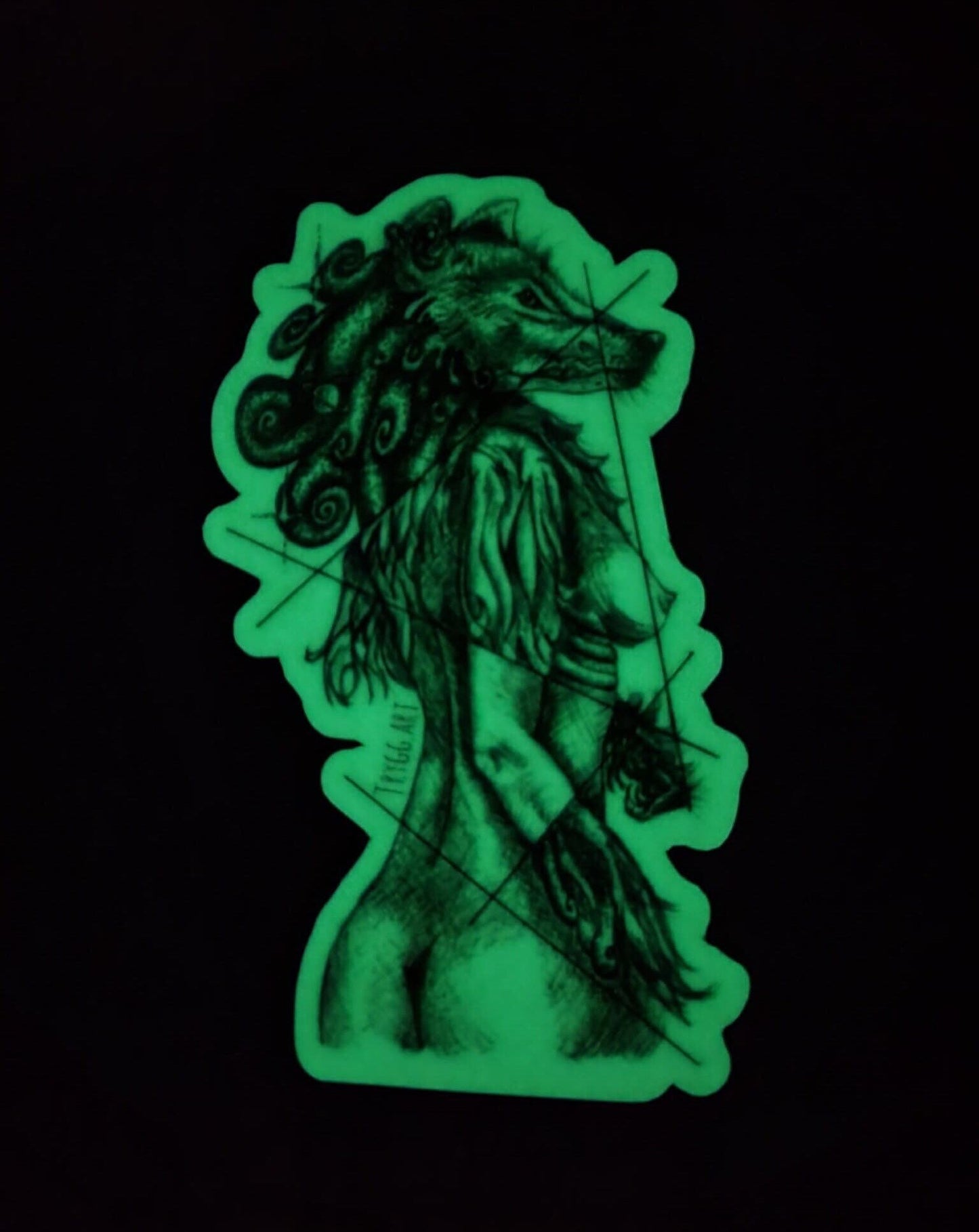 She-Wolf | Glow-in-the-Dark Sticker