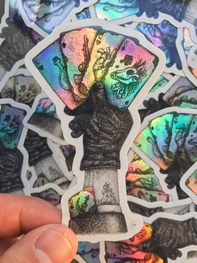 Dirtyhands | Holographic Sticker | Six of Crows/Crooked Kingdom