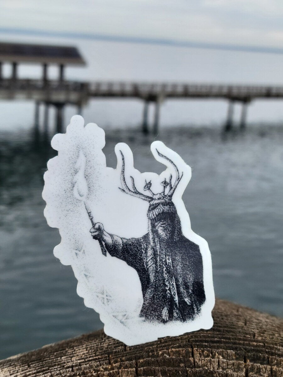 Eldr | Holographic & Glow-in-the-Dark Sticker | Heilung
