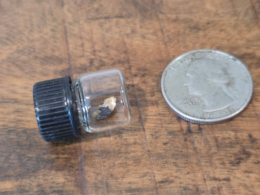 Uraninite Crystal | Rare Mineral in Vial