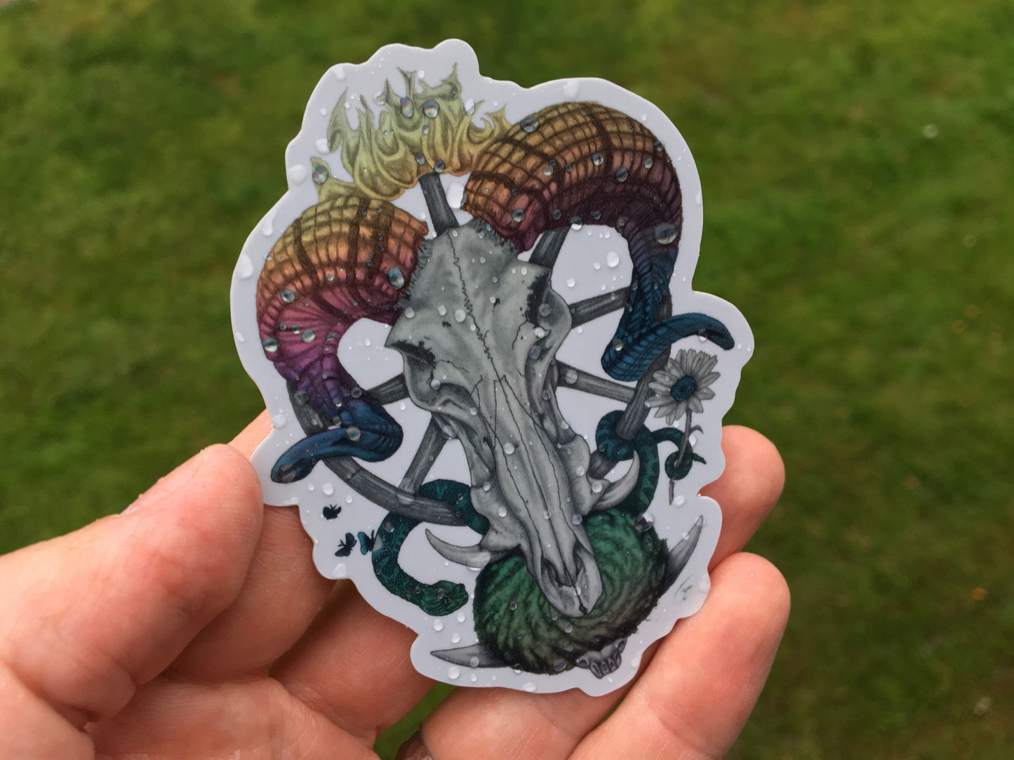 Mors Irrumat Omnia | Holographic Sticker | Ninth House