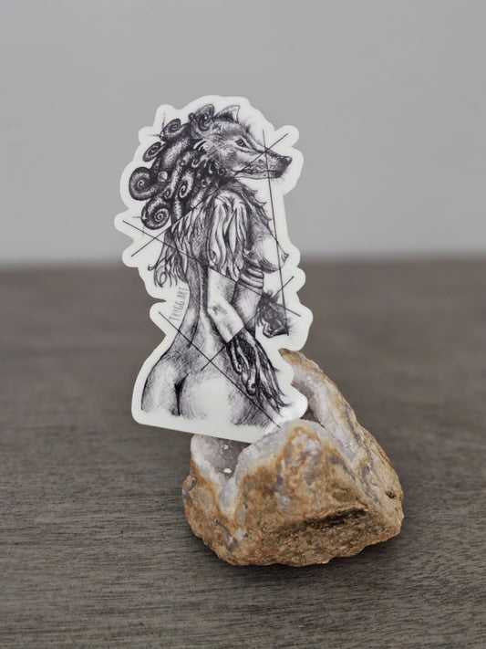 She-Wolf | Glow-in-the-Dark Sticker
