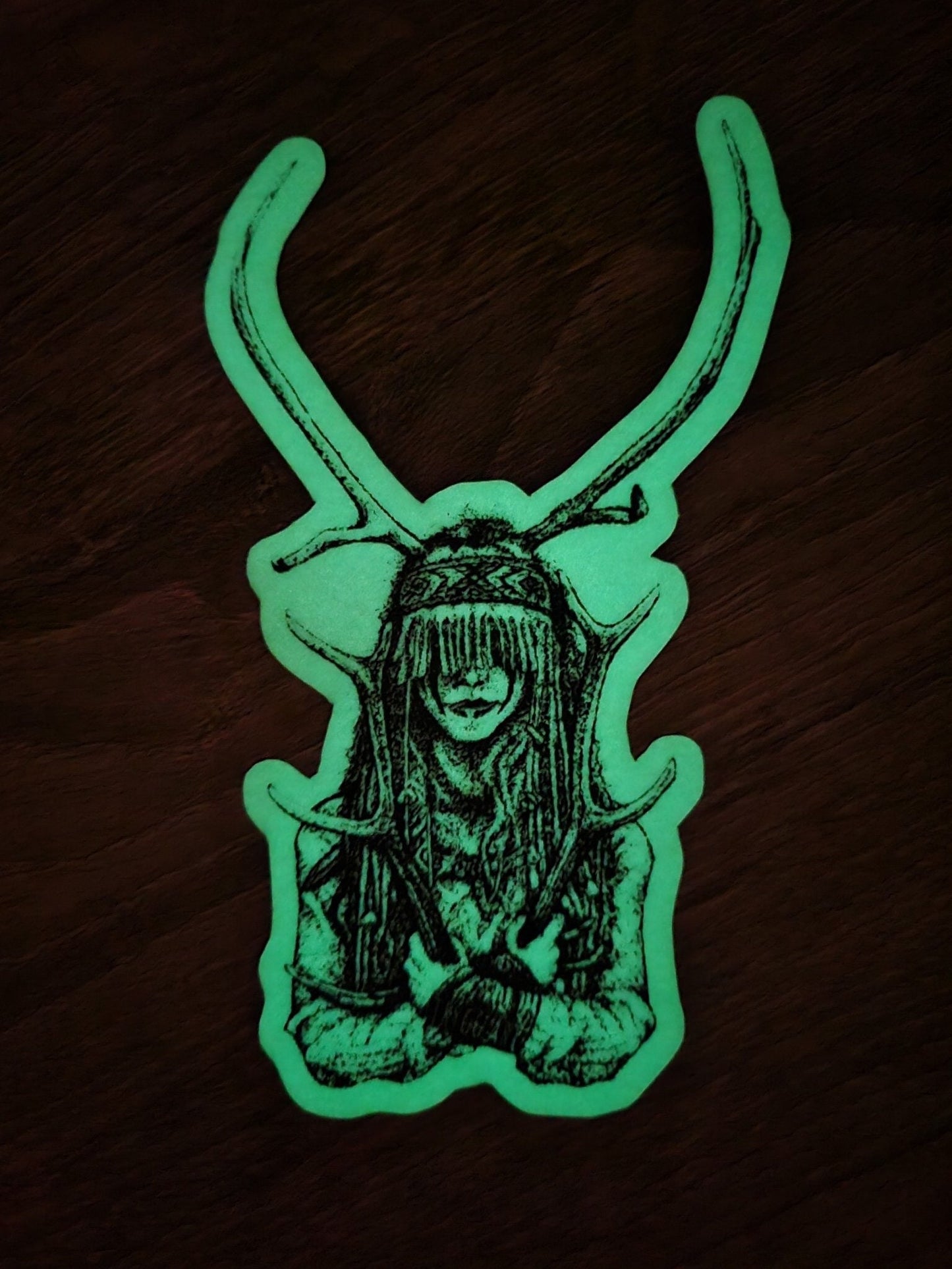 Heilung | Matte Glow-in-the-Dark Sticker OR Gloss Brushed Aluminum