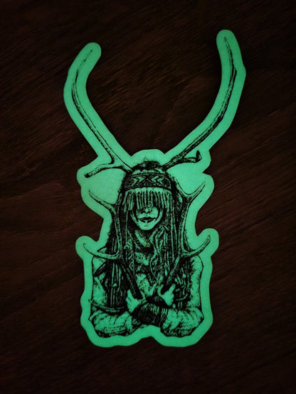 Heilung | Matte Glow-in-the-Dark Sticker OR Gloss Brushed Aluminum