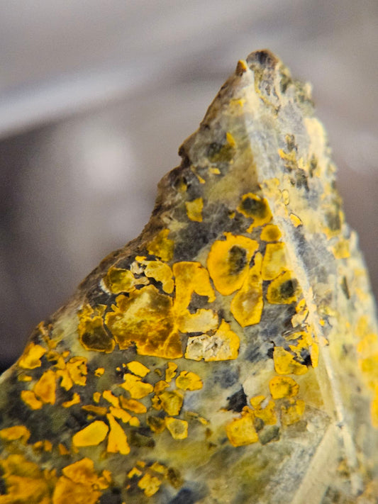 Gummite, Uraninite (Polished Slab) | Rare Mineral Display