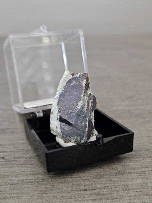 Magnetite, Chromite & Serpentine (Self-find, Analyzed) | Mineral Display Box