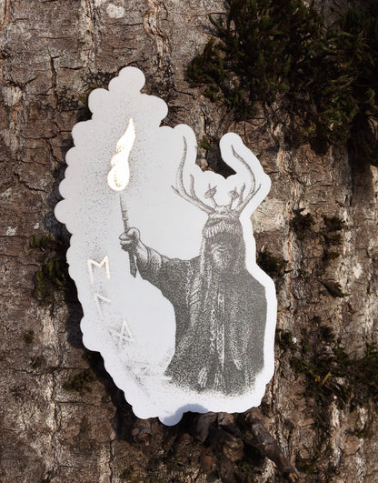 Eldr | Holographic & Glow-in-the-Dark Sticker | Heilung