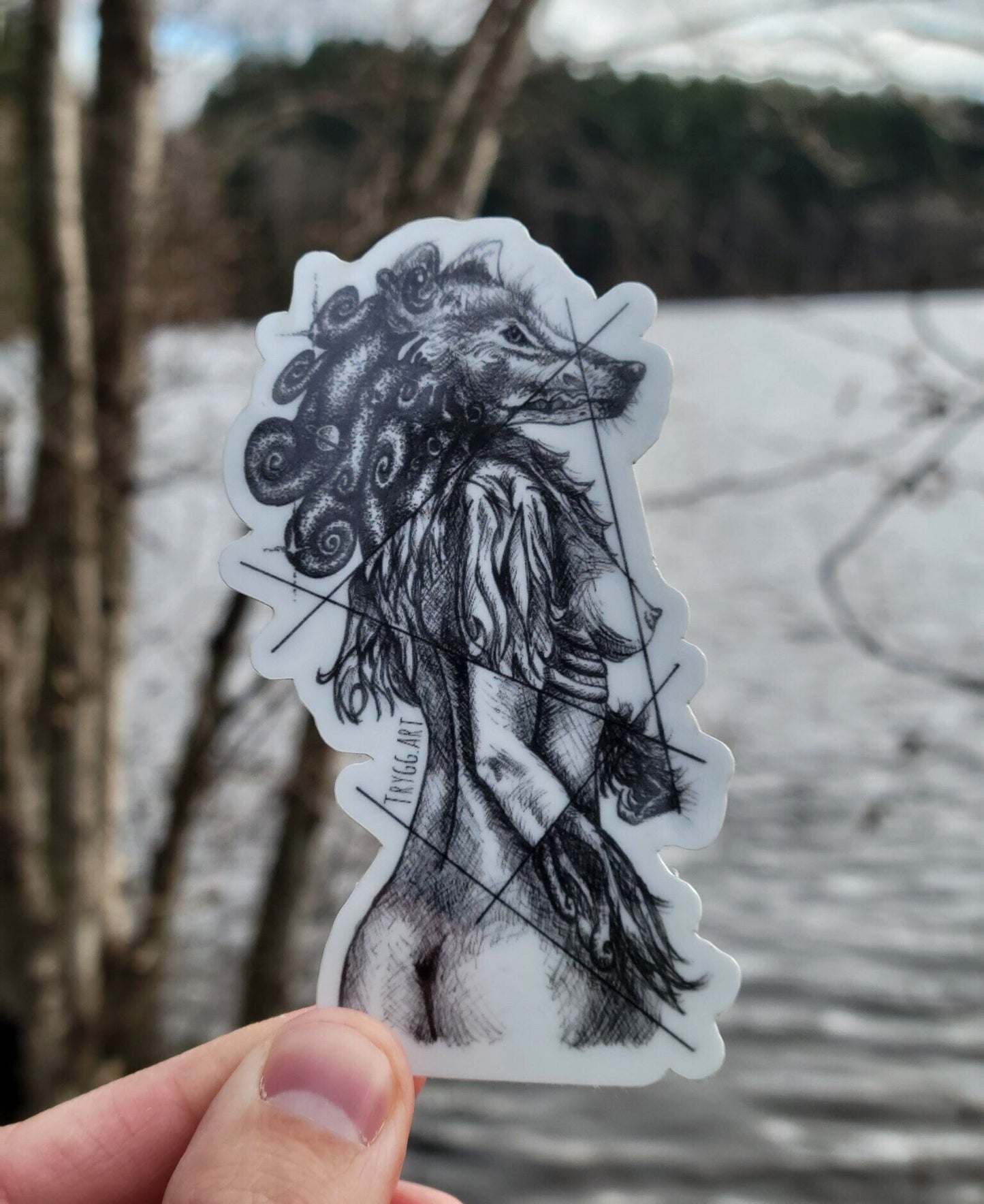 She-Wolf | Glow-in-the-Dark Sticker