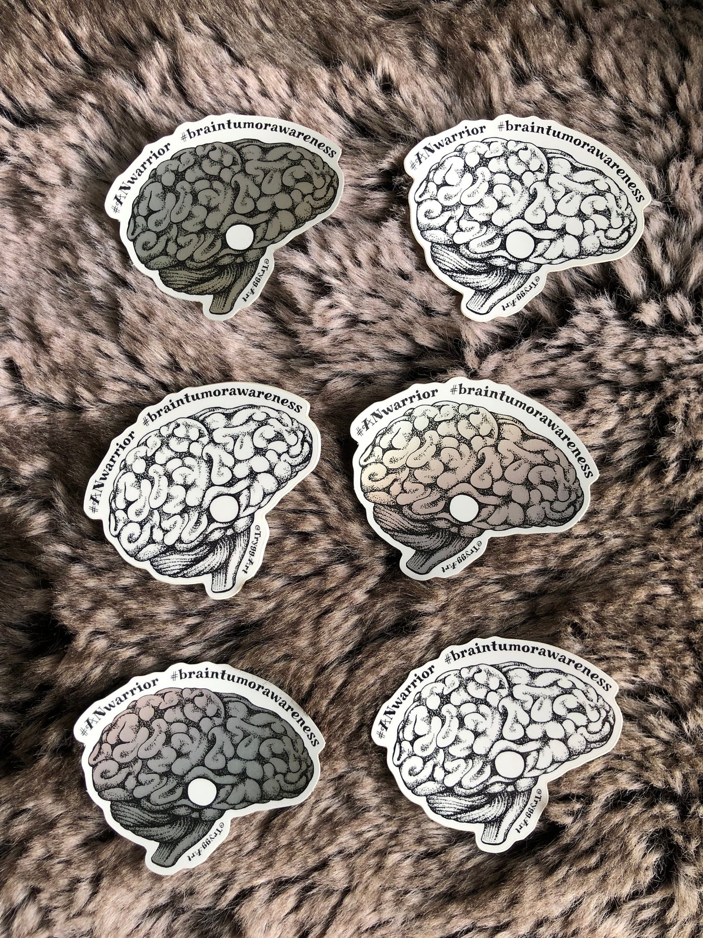Beautiful Brain | Glossy & Matte/Holographic Stickers