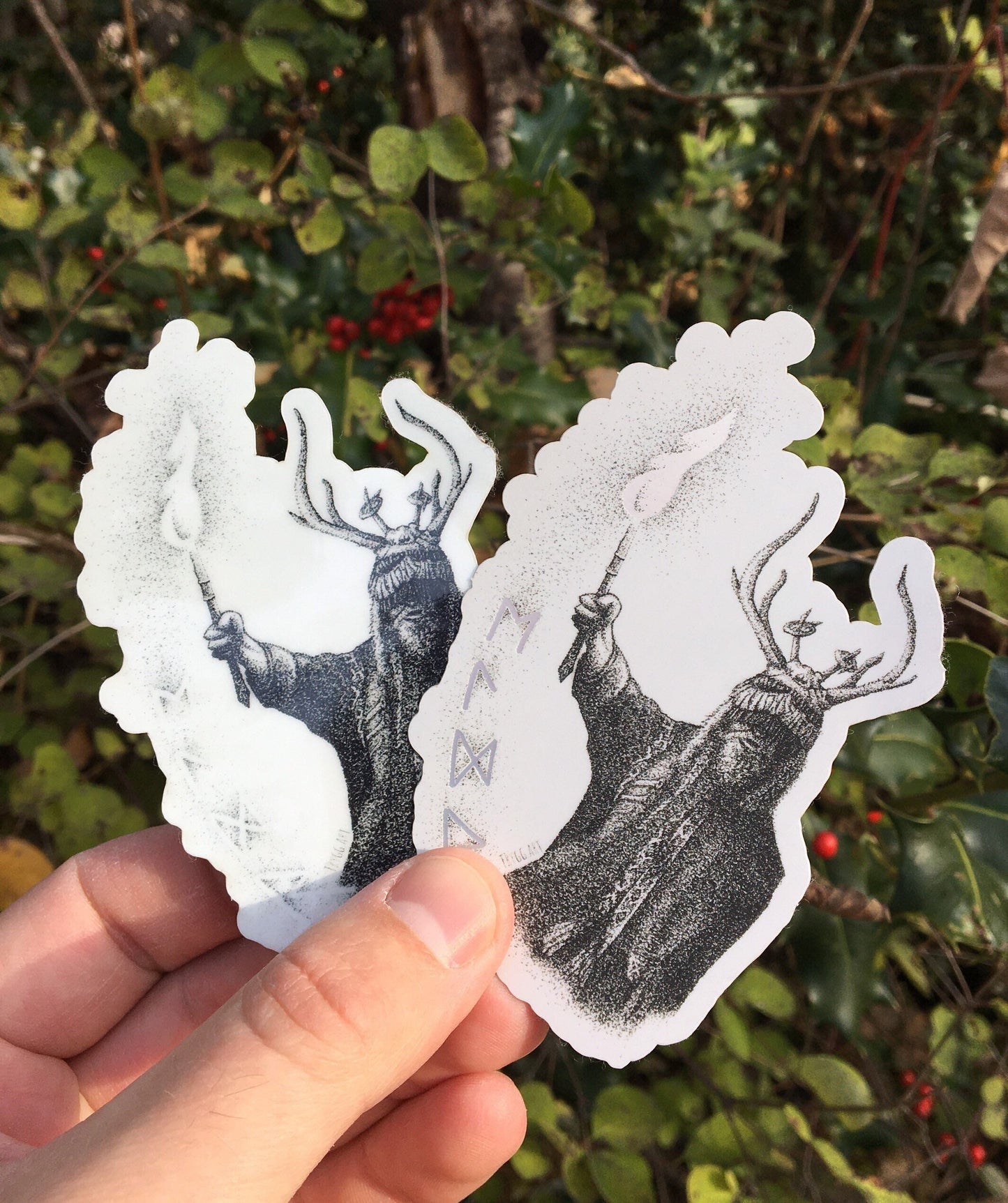 Eldr | Holographic & Glow-in-the-Dark Sticker | Heilung
