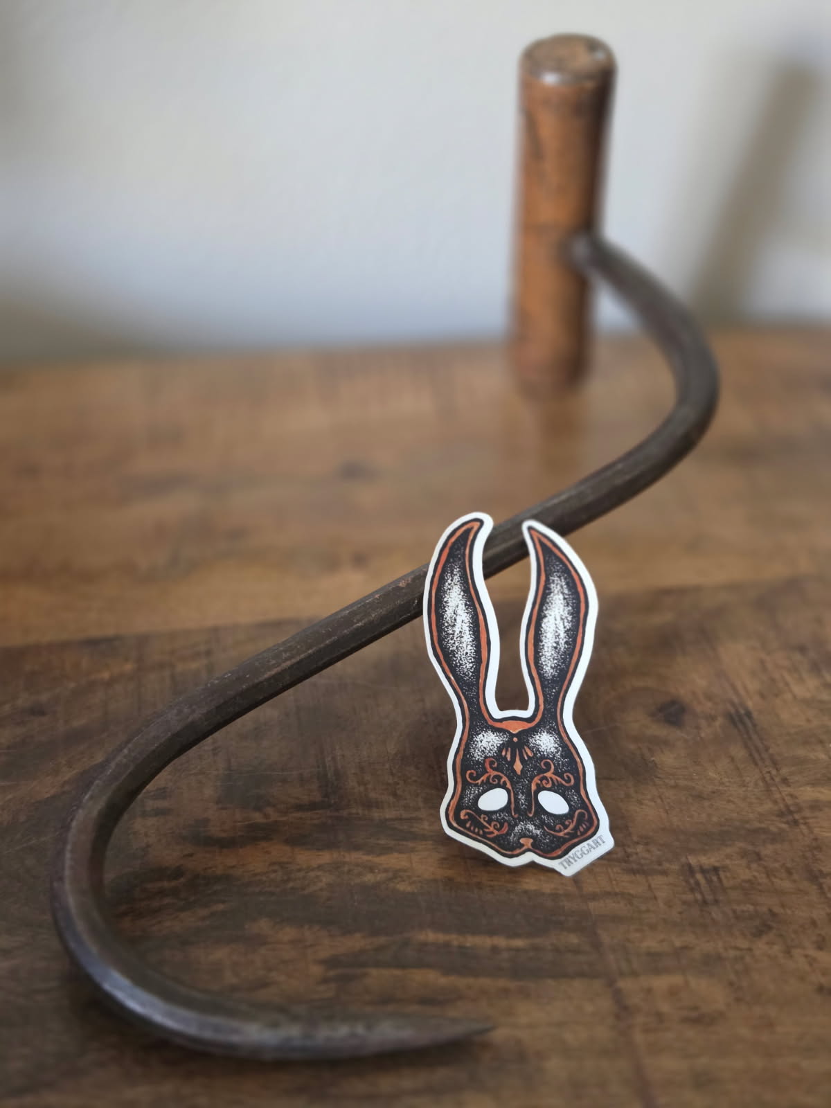 I Want to Take the Ears Off! | Bioshock Bunny Mask Sticker