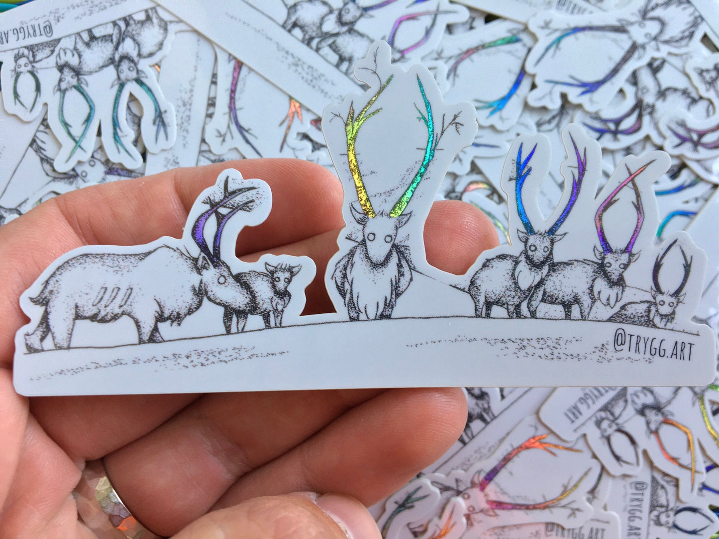The Herd | Holographic Sticker