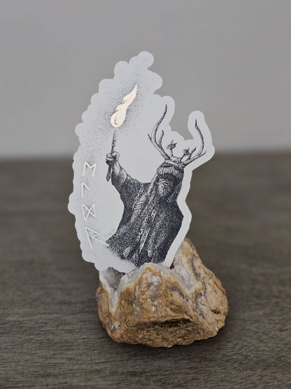 Eldr | Holographic & Glow-in-the-Dark Sticker | Heilung