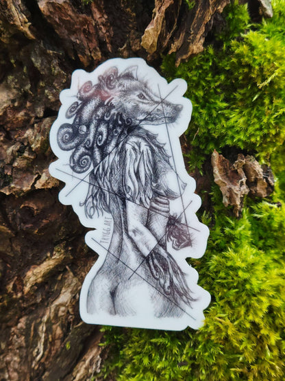She-Wolf | Glow-in-the-Dark Sticker