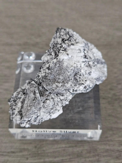 Native Silver (Kongsberg, Norway) | Rare Mineral Display