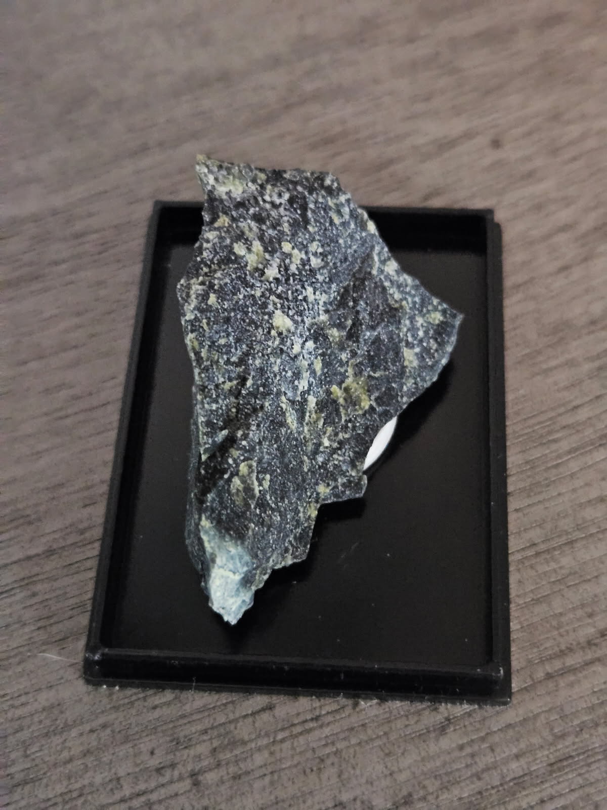 Magnetite, Chromite & Serpentine (Self-find, Analyzed) | Mineral Display Box