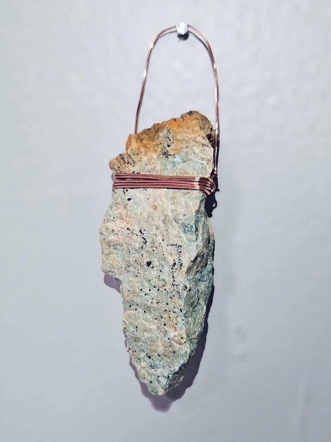 Listwanite | Copper Wire Wrapped Mineral