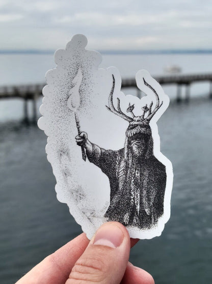 Eldr | Holographic & Glow-in-the-Dark Sticker | Heilung