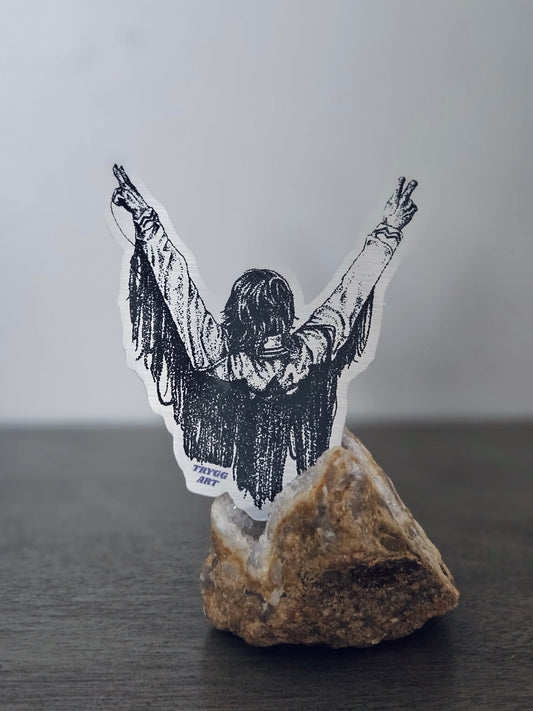 Prince of Darkness (Donation) | Brushed Aluminum Sticker