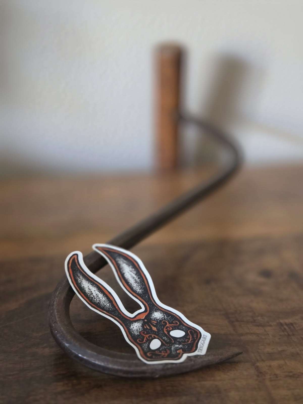 I Want to Take the Ears Off! | Bioshock Bunny Mask Sticker