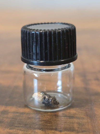 Uraninite Crystal | Rare Mineral in Vial