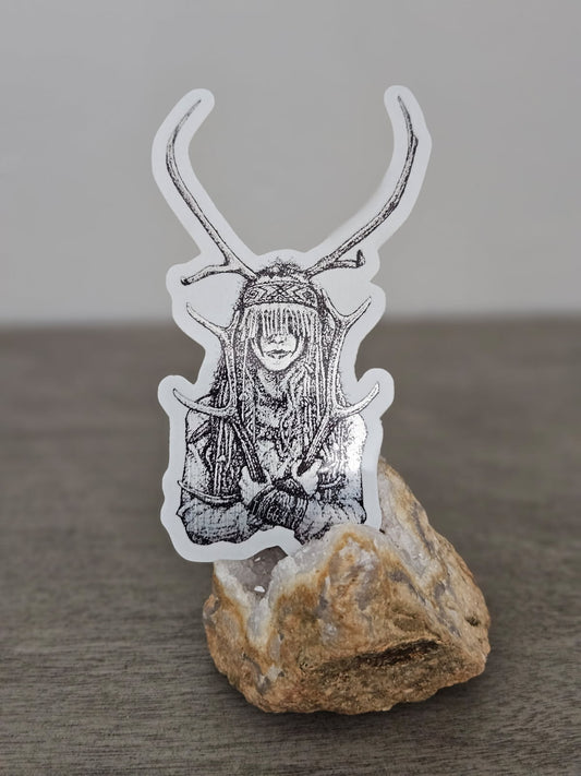Heilung | Matte Glow-in-the-Dark Sticker OR Gloss Brushed Aluminum