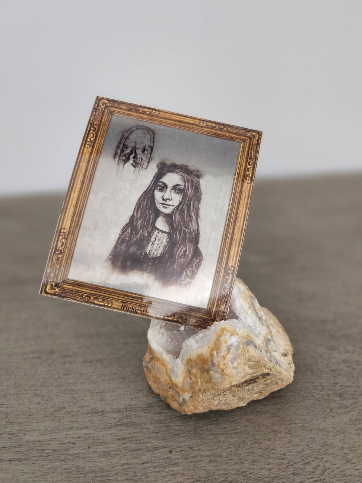 Kalandra | Brushed Aluminum Sticker