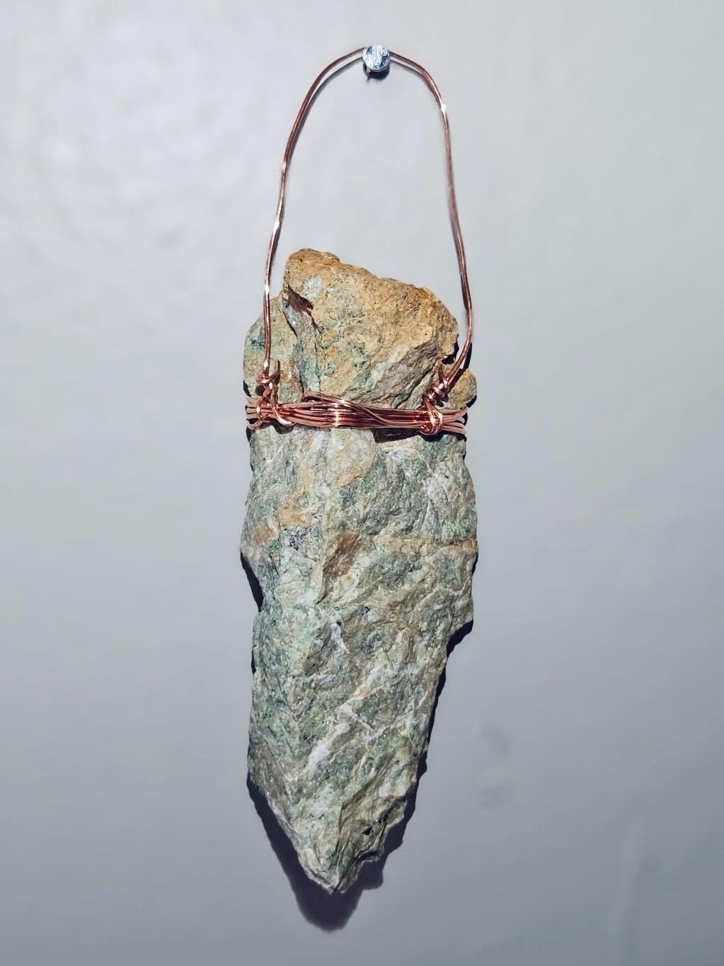 Listwanite | Copper Wire Wrapped Mineral