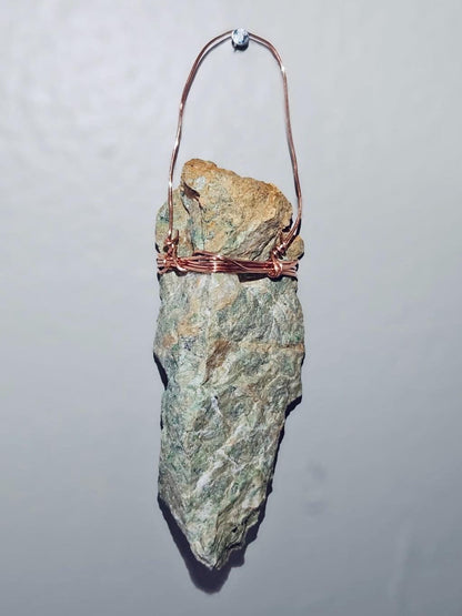 Listwanite | Copper Wire Wrapped Mineral