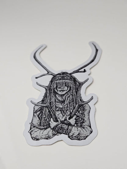 Heilung | Matte Glow-in-the-Dark Sticker OR Gloss Brushed Aluminum