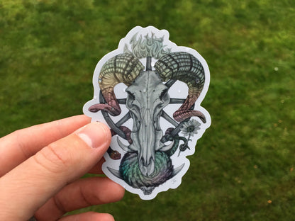 Mors Irrumat Omnia | Holographic Sticker | Ninth House