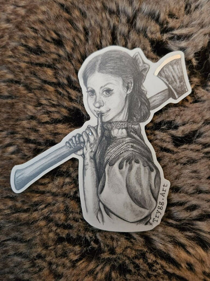 Pearl | Holographic Sticker