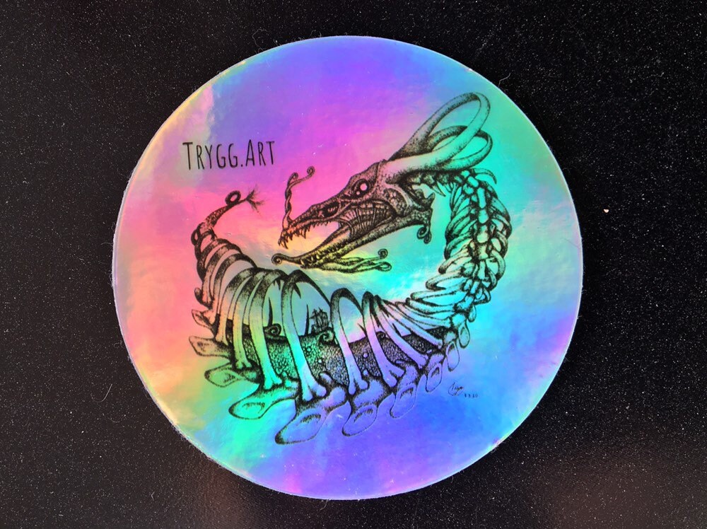 Sea Whip | Holographic Sticker | Shadow & Bone