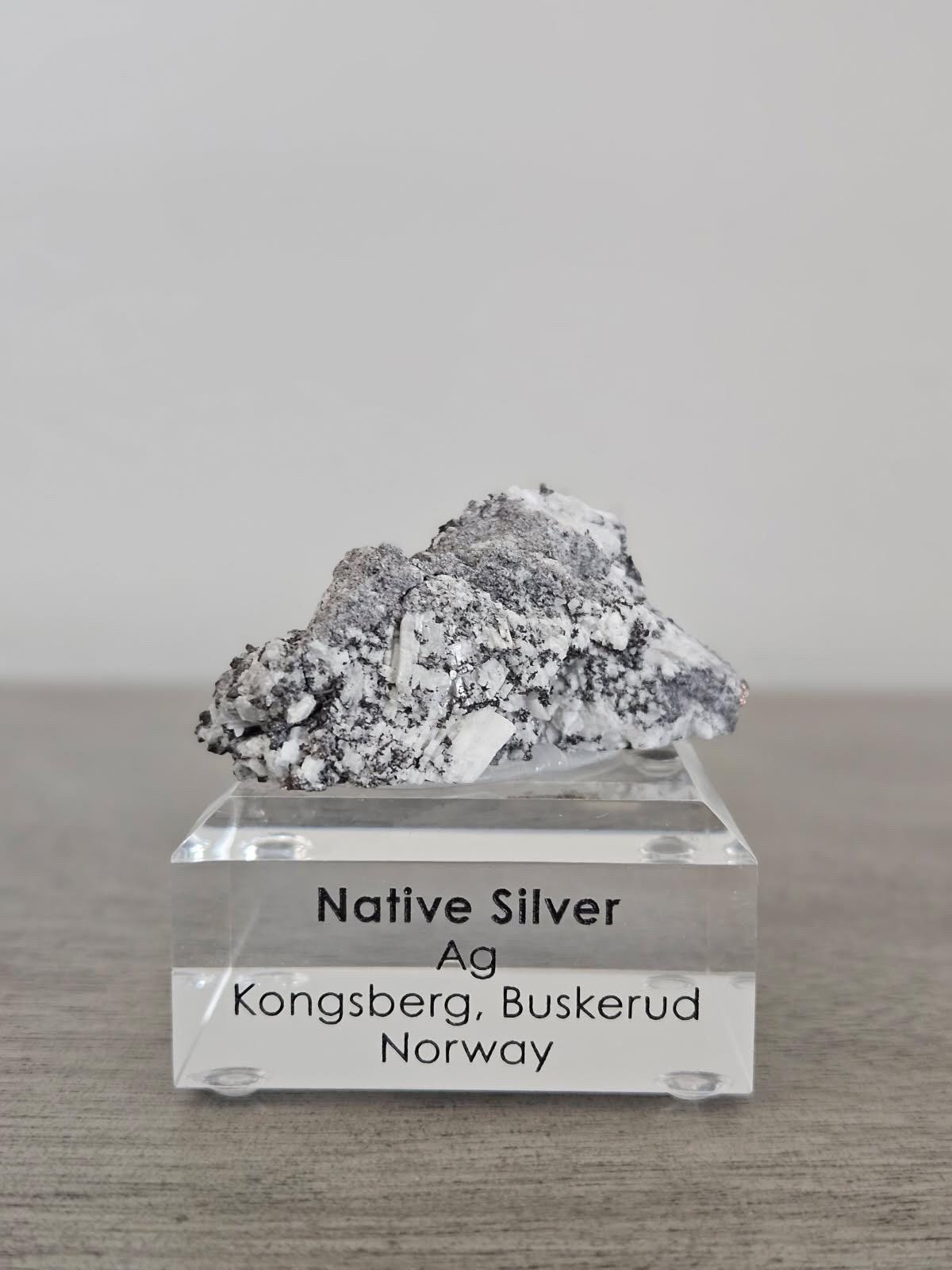 Native Silver (Kongsberg, Norway) | Rare Mineral Display