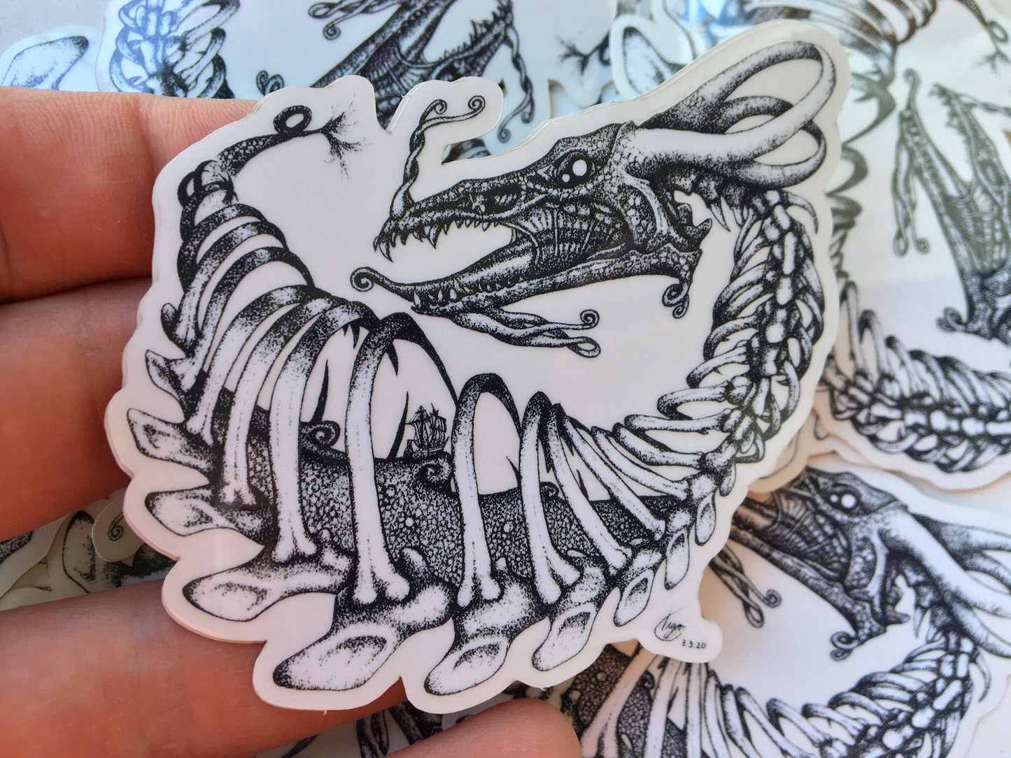 Sea Whip | Clear Sticker | Shadow & Bone